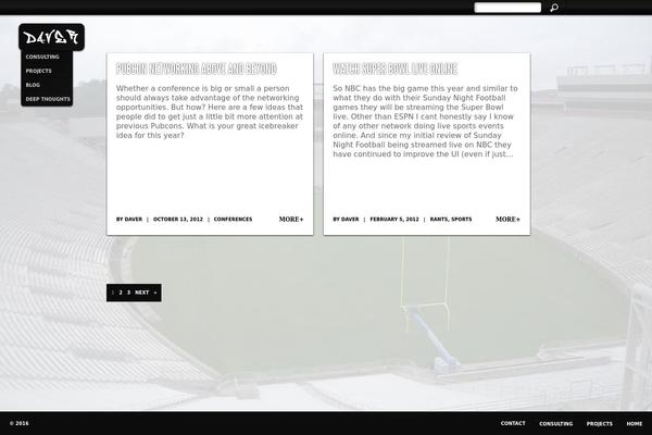 Sideways theme site design template sample