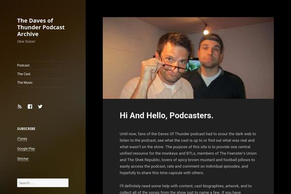 Site using Seriously-simple-podcasting plugin