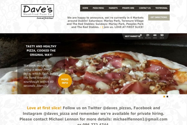 Feast theme site design template sample