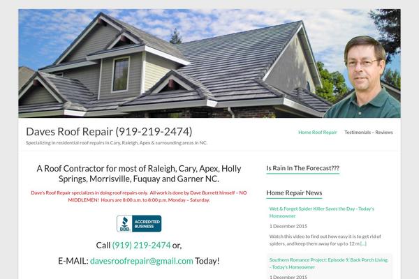 Spacious theme site design template sample