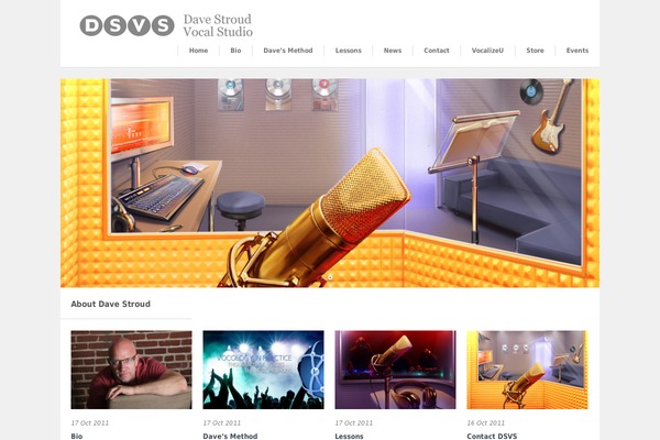 Knead theme site design template sample