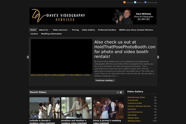 Videozoom theme site design template sample
