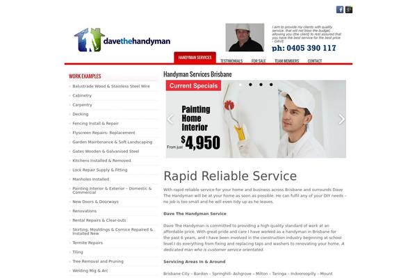 Vitrine theme site design template sample