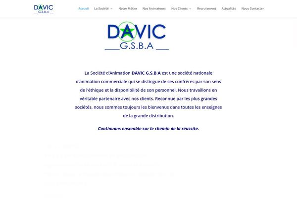 davicgsba.com site used Divi-enfant