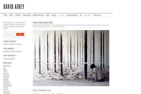 Semplice4 theme site design template sample