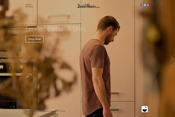 Da theme site design template sample