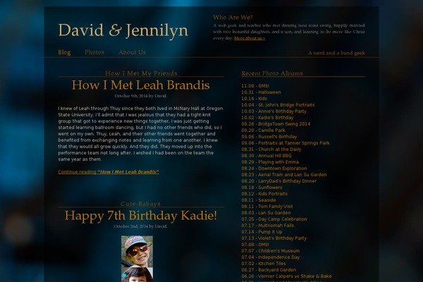 Bokeh theme site design template sample