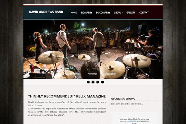 Artistoftheyear theme site design template sample