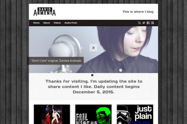 Risen theme site design template sample