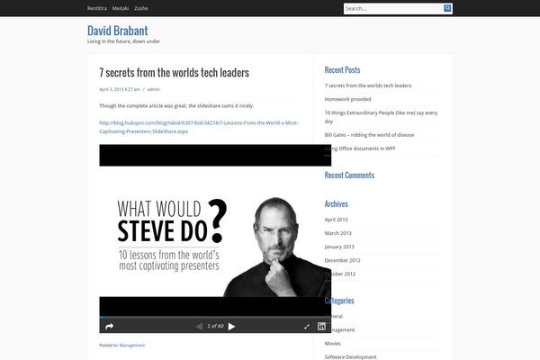 Infinity theme site design template sample
