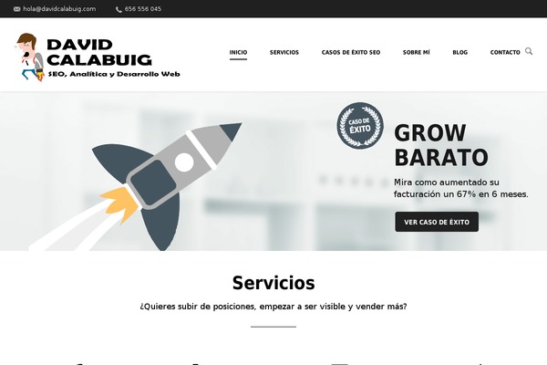 davidcalabuig.com site used Sumaysube