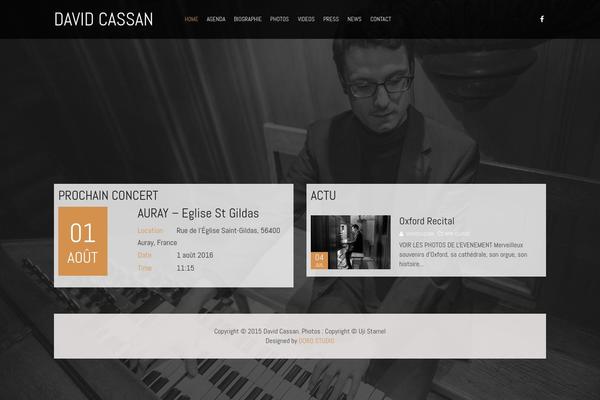 Vocal theme site design template sample