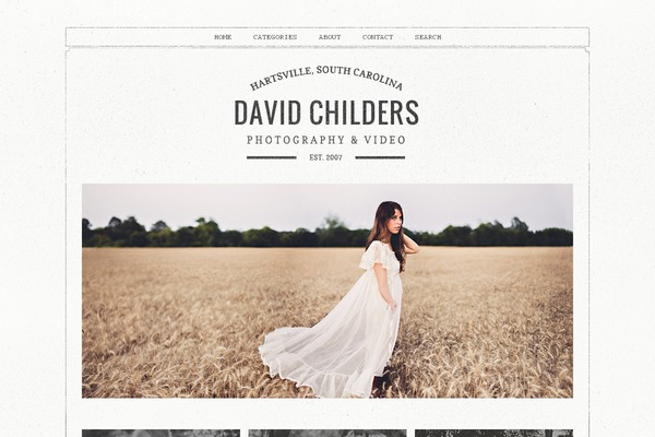 Prophoto4 theme site design template sample