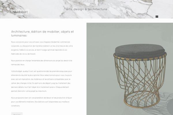 davidcibert.com site used Gt3-wp-pure