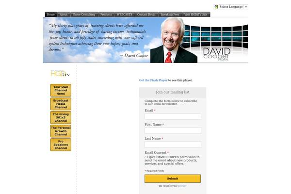Dynamic theme site design template sample