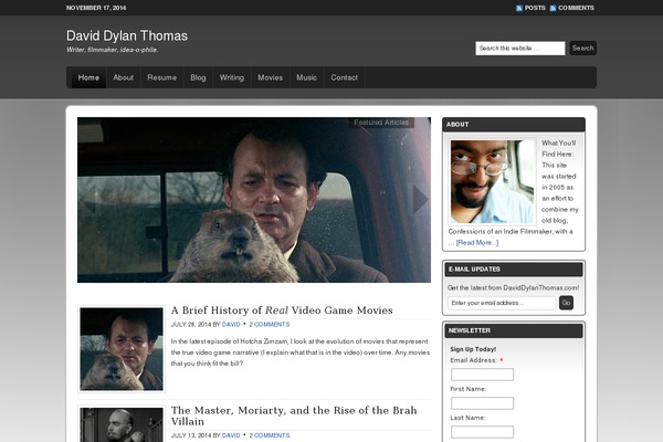 Streamline theme site design template sample