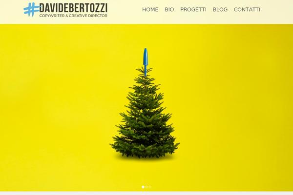 davidebertozzi.it site used Milo-child