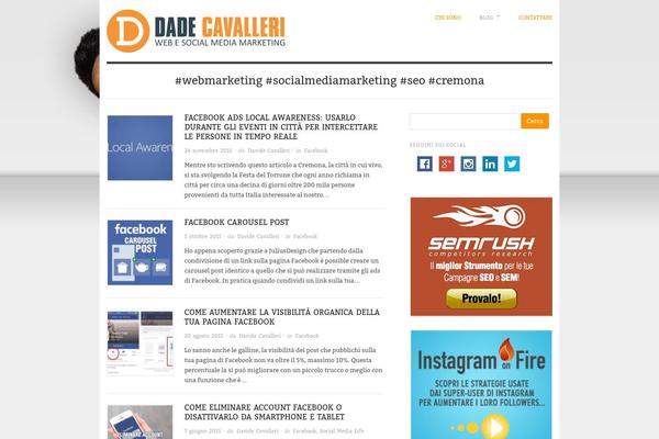 davidecavalleri.com site used Avani