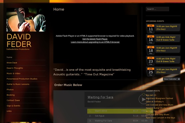 Sunspot theme site design template sample