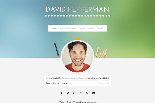 Organic_profile theme site design template sample