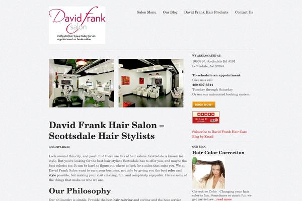 Reaction theme site design template sample