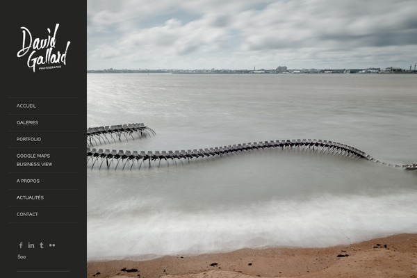 LENS theme site design template sample