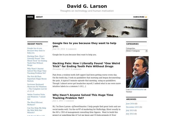 Thesis 1.6 theme site design template sample