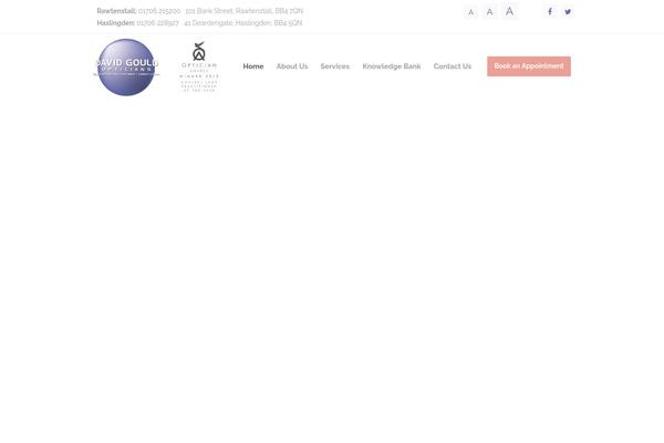 Optometry theme site design template sample