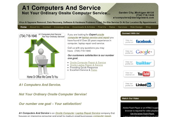 Smallbiz theme site design template sample