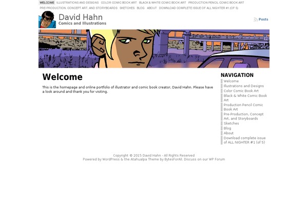 Atahualpa theme site design template sample