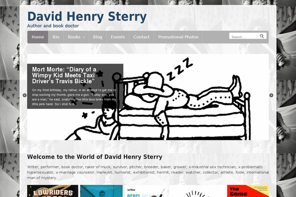 Lovecraft theme site design template sample