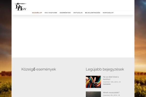 Site using The Events Calendar plugin