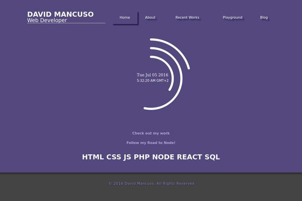 davidjmancuso.com site used Mancuso