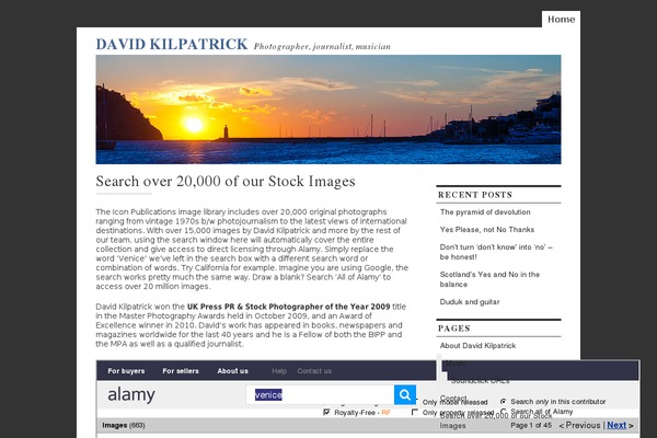 This Just In! theme site design template sample