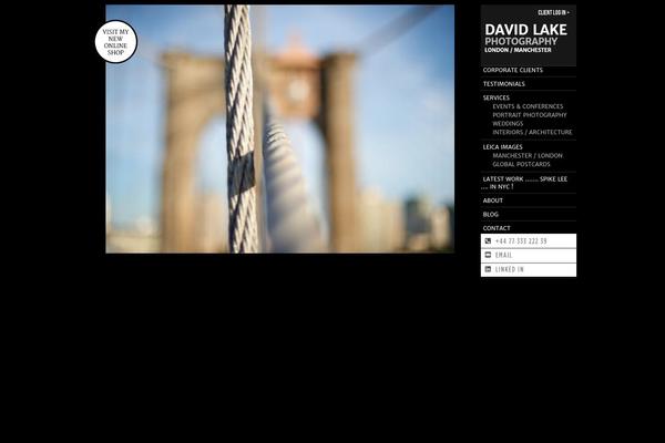 davidlakephotography.com site used Photo Nexus