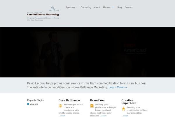 Whitelight theme site design template sample