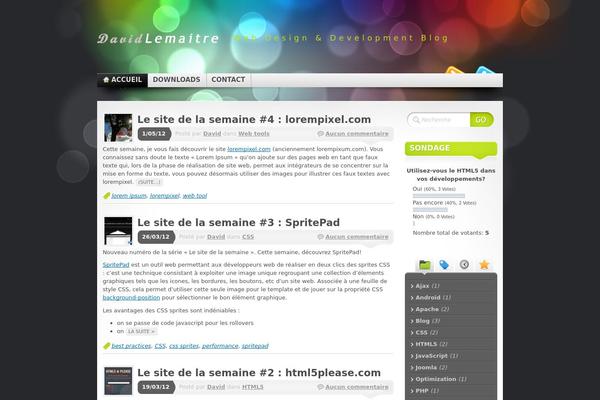Mystique theme site design template sample