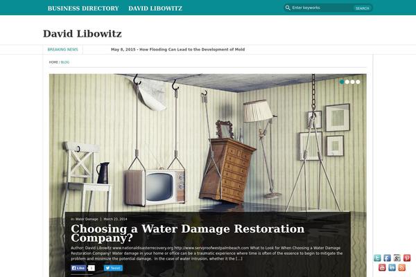 FastNews Light theme site design template sample