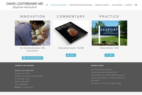 Stockholm theme site design template sample