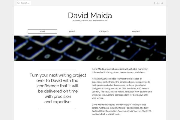 davidmaida.com site used Matheson Pro