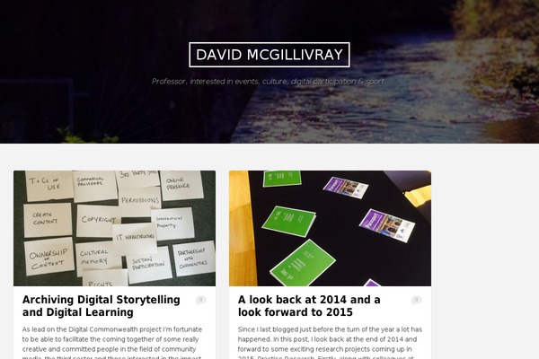 Griffin theme site design template sample