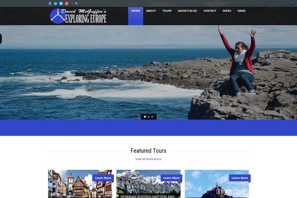 Tour Package V1.02 theme site design template sample
