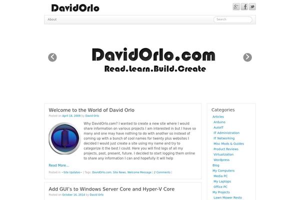 davidorlo.com site used Response