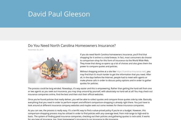 davidpaulgleeson.com site used NewPersonal