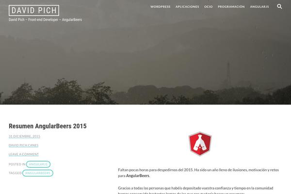 davidpich.com site used Radium