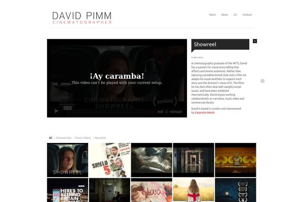 Aware theme site design template sample