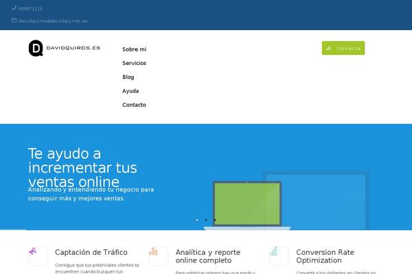 Site using Go_portfolio plugin