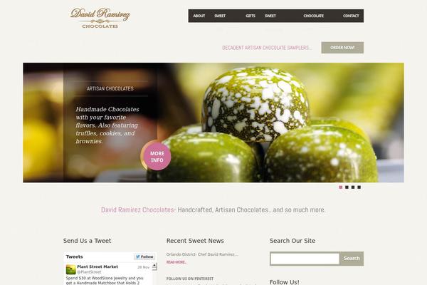 Feast theme site design template sample