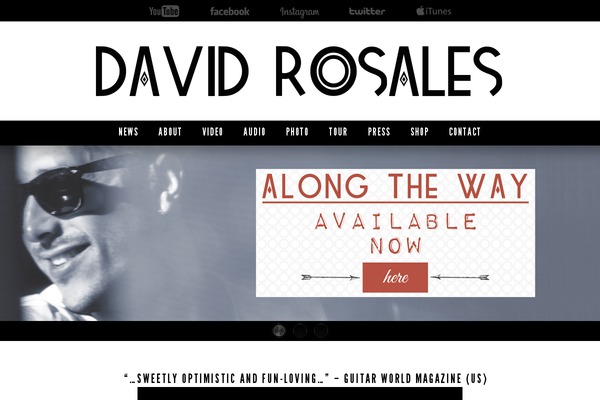 davidrosalesmusic.com site used Dark-gritty-evolved
