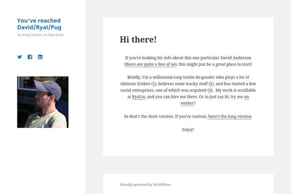 Twenty Fifteen theme site design template sample